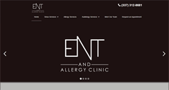 Desktop Screenshot of entandallergyclinic.net